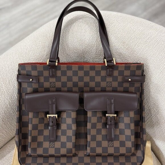 Authentic NEW Louis Vuitton Uzes GM discontinued Handbag Damier ebene - Picture 1 of 10